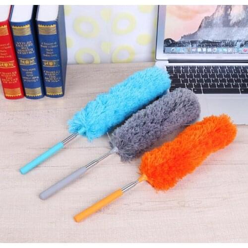 2020 Adjustable Microfiber Dusting Brush Extend Stretch Feather Home Duster Air-condition Car Furniture Household Cleaning Brush