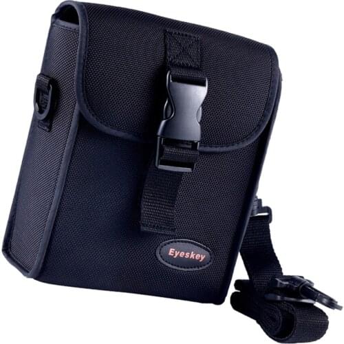 Portable Binoculars Shoulder Pouch Simple Telescope Storage Bag Outdoor Organizer Travel Storage Bag(Black)