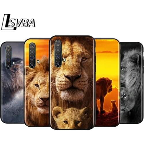 The Lion kingdom animal for OPPO Realme V15 X5 X3 X50 X7 X2 C17 C11 C3 C2 7 7i 6 6S 6i 5 3 2 Pro Soft Black Phone Case
