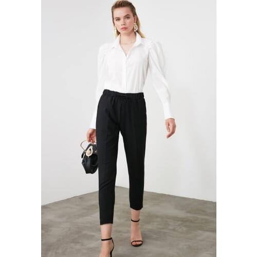 Женские брюки с высокой талией Trendyol China At AliExpress