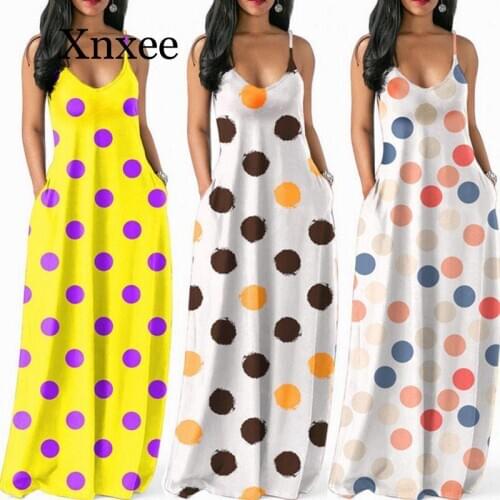 Xnxee Summer Polka Dot Dresses