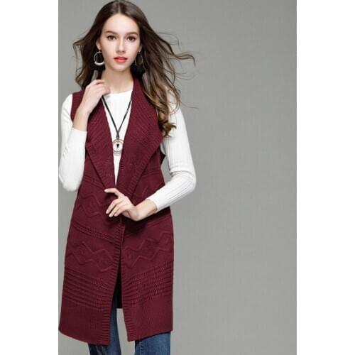 Women Sweaters And Limited Poncho Jumper 2019 New Products Neck Knitwear Knitted Cardigan Sleeveless Vest Sweater Coat Woman