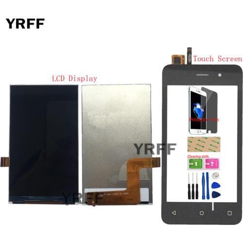Mobile LCD Display For Fly FS405 Phone LCD Display Touch screen Display Touch Screen Digitizer Panel FS 405 Tools Protector Film
