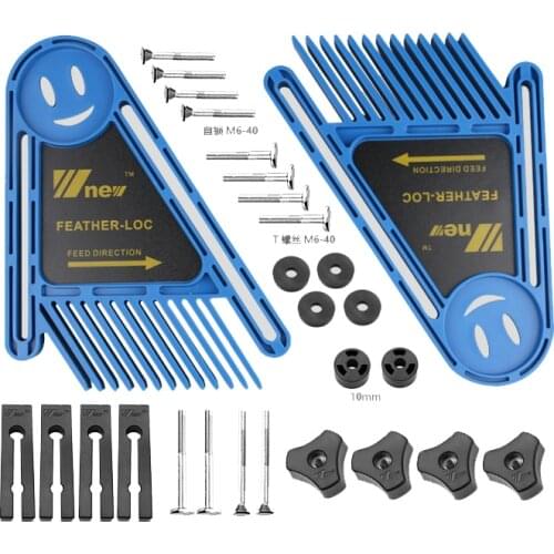 1 Pair Multi-purpose Double Feather board Feather Loc Boards for Table Saws Router woodworking DIY tools