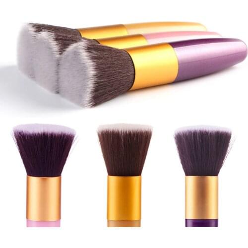 1Pcs Professional Flat Makeup Brushes Powder Liquid Foundation Blush Brush Concealer Contour Facial Make up Brushes Tool