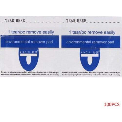 100pcs UV Gel Nail Polish Remover Tool Nail Art Cleaning Wipes Cotton Pad Manicure Cleaner Nail Art Remover ND-XJB100