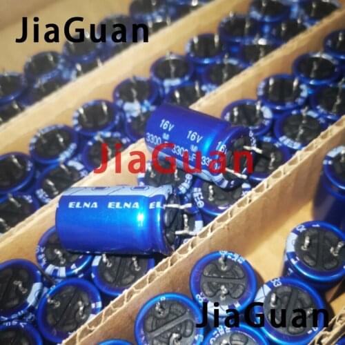 20pcs NEW ELNA RE3 16V3300UF 12.5X25MM audio electrolytic capacitor 3300uF/16V blue robe 3300UF 16V