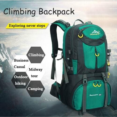 40L Large Capacity Outdoor Bag Waterproof Climbing Trekking Travel Backpack Men Women Hiking Mountaineering Bag Backpacks
