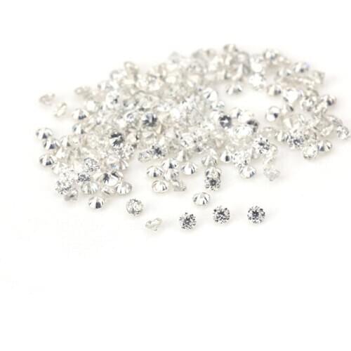 60pcs 1.5mm IJ color round brilliant cut loose moissanites