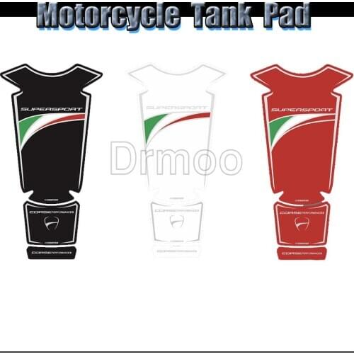 Motorcycle Accessories Tank Pad Protector Sticker Fish Bone Gas Fuel Tank Stickers For Ducati SuperSport S 939