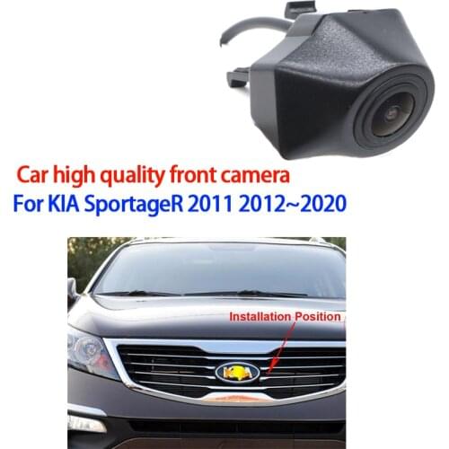 Car Special Front high quality Camera For KIA SportageR 2011 2012 ~2019 2020 Car front camera Waterproof Night Vision CCD HD