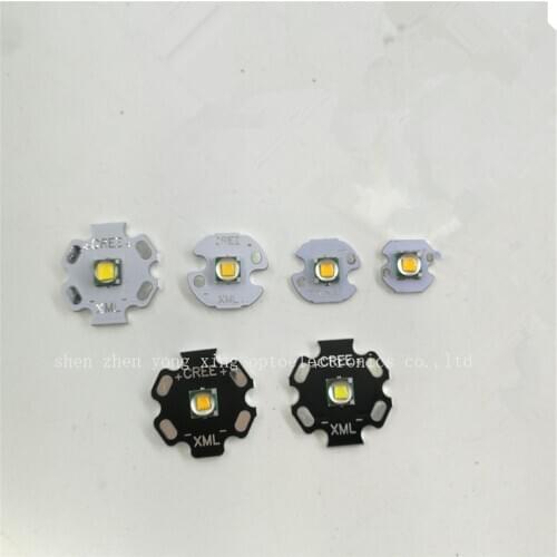CREE XML XM-L T6 LED U2 10W WHITE High Power LED chip on 12mm 14mm 16mm 20mm PCB
