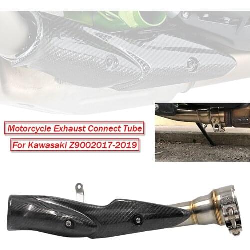 For Kawasaki Z900 17-20 Motorcycle Exhaust Middle Link Pipe Connect Tube Replace Catalyst Slip on Z900 Original Muffler Exhaust