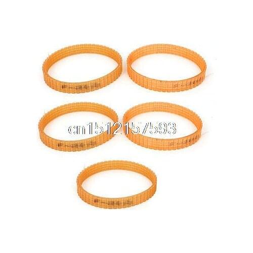 5 Pcs 10mm Width Electric Planer Part Drive Belt Band Apricot for Hitachi F20A