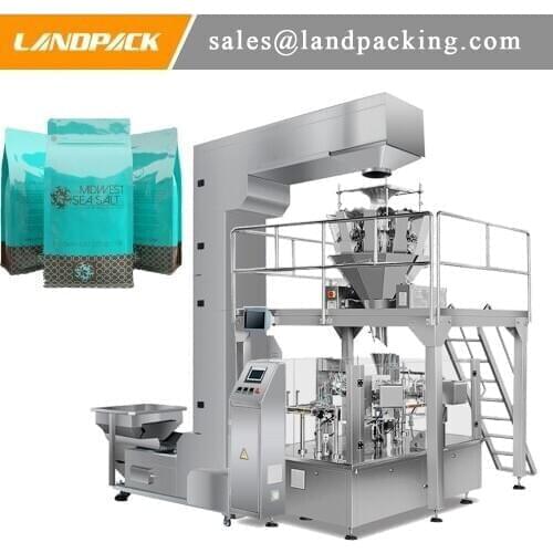 Multifunction Automatic Bath Salt Sea Salt Premade Pouch Fill And Seal Machine