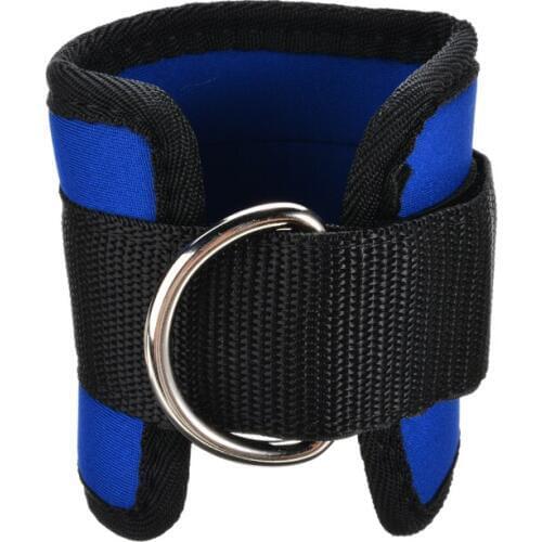 Mayitr Nylon D-ring Ankle Anchor Strap Belt Multi Gym Attachment Thigh Leg Strap Lifting Fitness Exercise Fitness Equipment