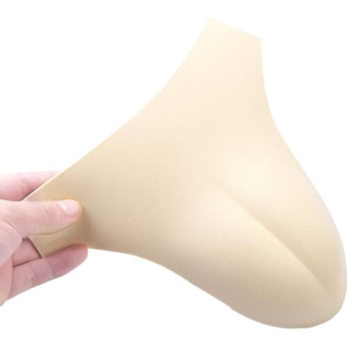 Men Panties Pad Crossdressing Transgender Mild Soft Camel Toe Fake Underwear Transgender Fake Panty Shaping Removable Inside Pad