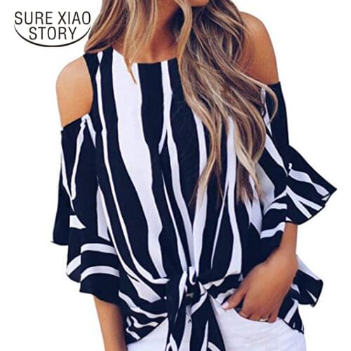 New Chiffon Office Lady Shirt Women Blouse Short Sleeve Summer Women Tops Plus Size Embroidery Womens Clothing Blusas 0029 30