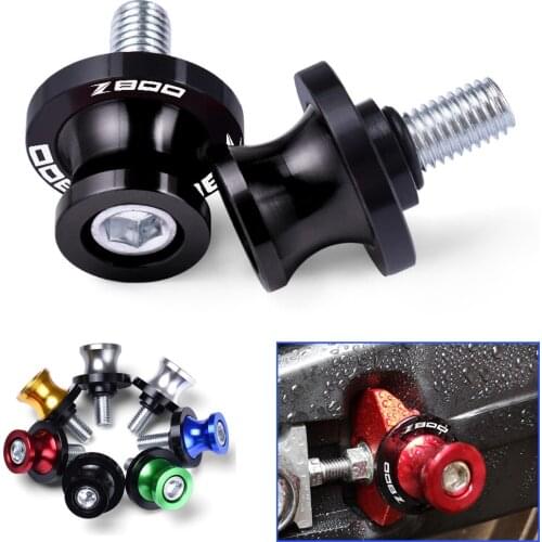Newest For KAWASAKI Z800 Z 800 2012 2013 2014 2015 2016 2017 2018 8MM Swingarm Spool Slider Stand Screws Motorcycle Accessories