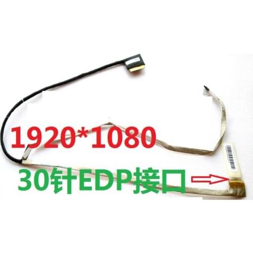 New Laptop LCD/EDP Cable for HP MSI MS16L1 K1N-3040041-H39 30pin 1080p