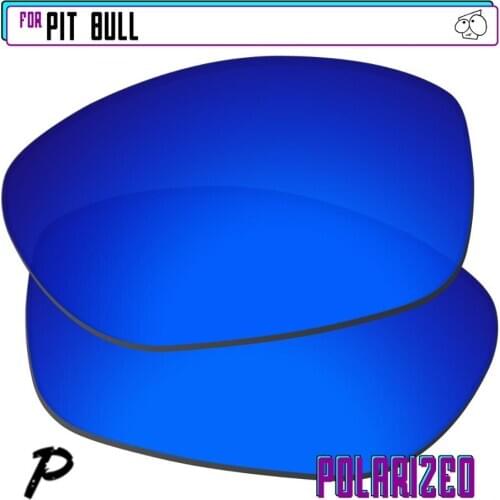 EZReplace Polarized Replacement Lenses for - Oakley Pit Bull Sunglasses - Navy P