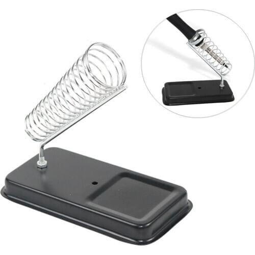 Portable Detachable Metal Base Soldering Iron Holder Stand Mount Support Station Used With Most Pencil Tip Soldering Irons