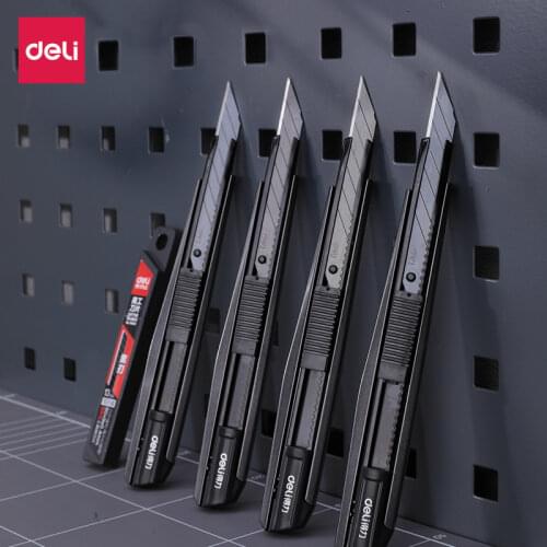 Deli 2037s portable wallpaper knife art cutter removal Express knife stationery paper cutter wallpaper knife Blade 1PCS
