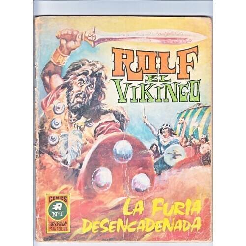 ROLF the Viking No. 1, year 1972, ED. ROLLAN, author DON LAURENCE, 1ª Spanish edition, COMIC BOOK
