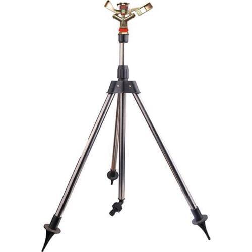 Tripod Impulse Sprinkler Pulsating Telescopic Watering Lawn Yard And Garden Spray Nozzle Connector Rocker Arm Garden Irrigatio