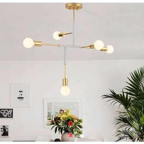 Nordic LED Chandelier Lighting for Dining Room Living Room Chandelier Decoration Hanging Lamp Bedroom Home Indoor Light Fixtures