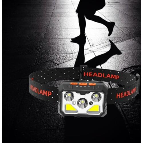 LED Headlamp Rechargeable Super Bright Headlamp Flashlights Kids Outdoor Hiking Climbing Jogging Emergency