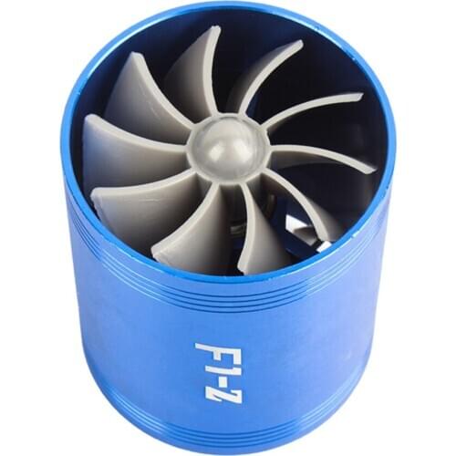 Universal Turbocharger Air Intake Turbonator Double Fan Easy installation