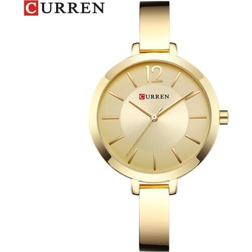Women Watches Top Brand Luxury CURREN 9012 Quartz Women Watches Casual Fashion Ladies Wrist Watch relogio feminino Lady Clock