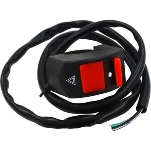 1 Pcs Motorcycle Switches Bullet Connector Handlebar Switches ON/OFF Button Connector Push Button Switch Motorbike Accessories