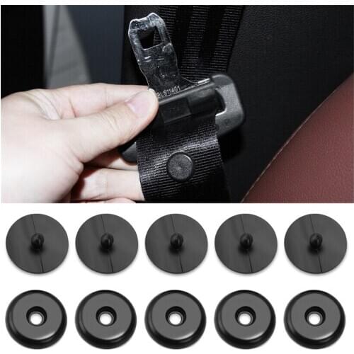10sets Car Safety Seat Belt Spacing Limit Buckle Clip for Volvo Toyota Renault Chevrolet cruze Opel astra h Peugeot 307 308 407