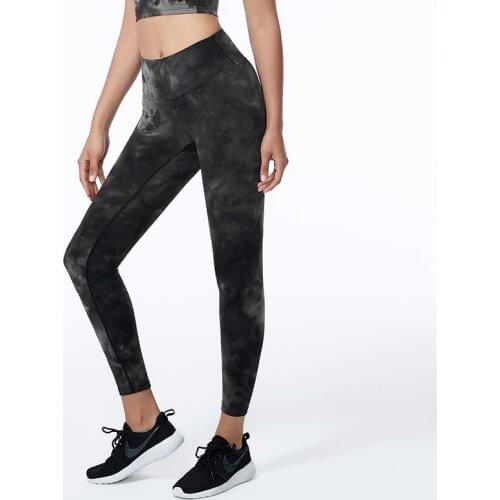 2021 summer high waist slim high elastic nylon material comfortable sports and leisure thin fitness yoga pants