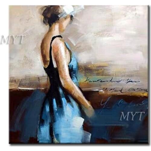 Dancers Performance Abstract Oil Painting Wall Art Home Decor Picture Modern Painting On Canvas 100% Handpainted No Framed