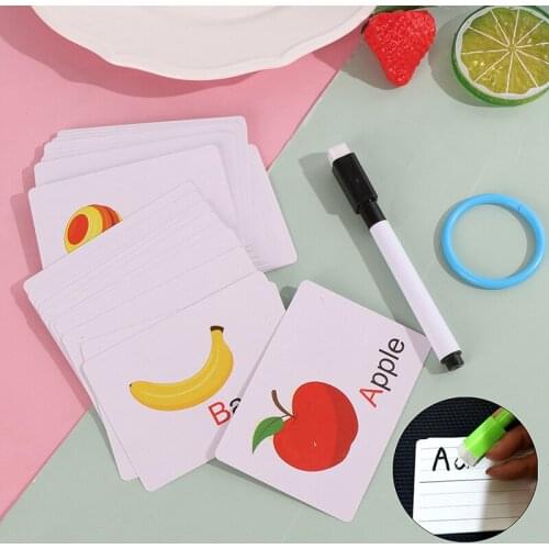 Alphabet Flash Cards For Kids ABC Early Learning Educational First Words Toy