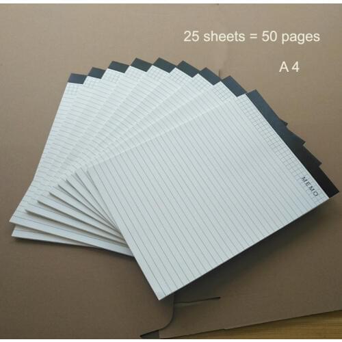 A4 size bank paper writing pad memo pad notebook note pad sheets sketchbook composition book office school supplies 1113
