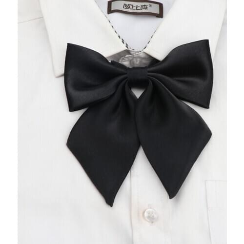 Colorful School Girl Shirts Bowtie Ladies Women Wedding Party Bowknot Pink Bule Black Classic Butterfly Knot Suits Accessories