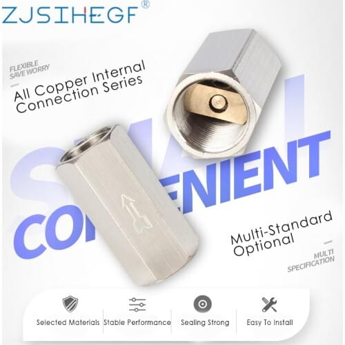 Pneumatic Components One-Way Check Valve Copper CV-01/02/03/04/ (1 Point, 2 Points, 3 Points, 4 Points)