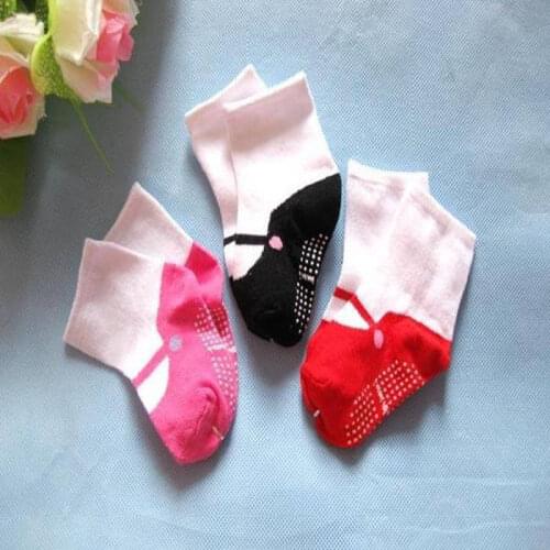 Newborn Baby Boys Girls Anti-slip Candy Color Hosiery Socks Casual Patchwork Cotton Soft Floor Socks 6-24 Months