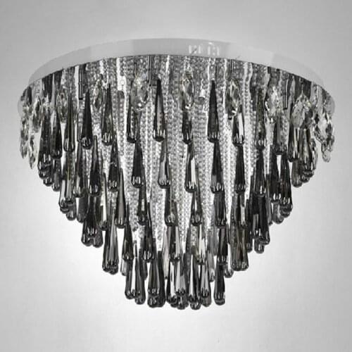 Hot Selling ! Modern Crystal Chandelier Light Fixture, Chrome Finish Guaranteed 100%+Free shipping FOR DHL D50*H30cm