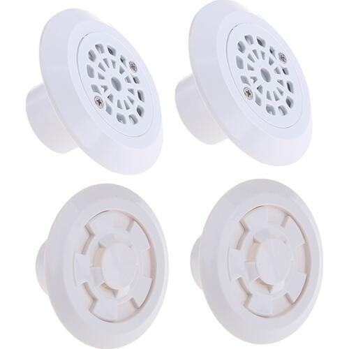 Pack of 4 Above Ground Pool Complete Return Inlet Outlet Jet Fitting with Drainers Swimming Pool Accessories