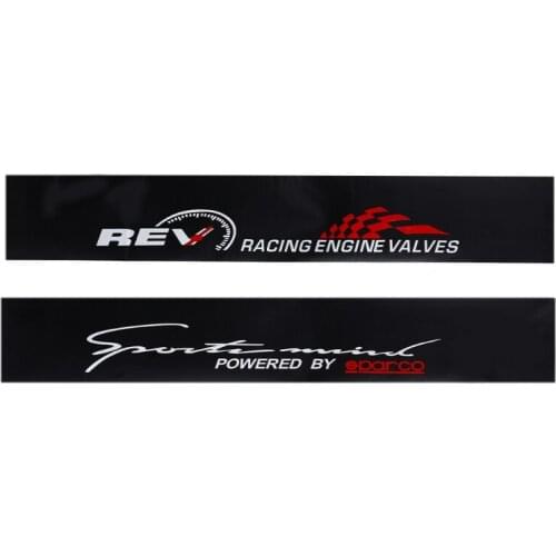 652F Front Rear Windshield Decal Auto Car Styling Window Sticker Black 130x21cm