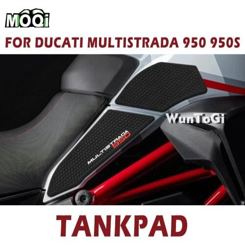Knee Pad Motorcycle Anti Slip Fuel Tank Pad Side Stickers Tank Pad For Ducati Multistrada 950 950S 2019-2021