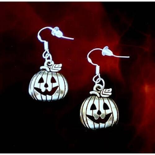 Pumpkin Charm Earrings ,Halloween Earrings ,Thanksgiving Earrings , Autumn Earrings,Pumpkin Jewelry