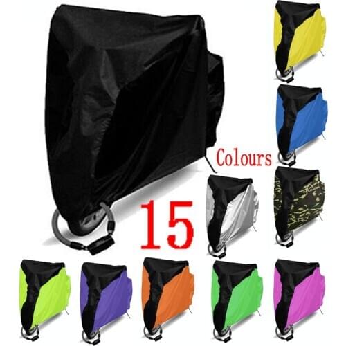 Bike Rain Dust Cover Bicycle Protector Waterproof UV Protector For Bike Bicycle Utility Cycling Outdoor Rain Cover 15 Colours