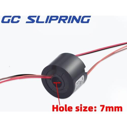 Slip-ring Slipring conductive slip ring through hole 4-way / 2A hole 7mm