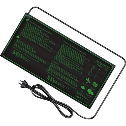 18W Seedling Heat Mat Hydroponic Seed Reptile Plant Heating Pad Waterproof